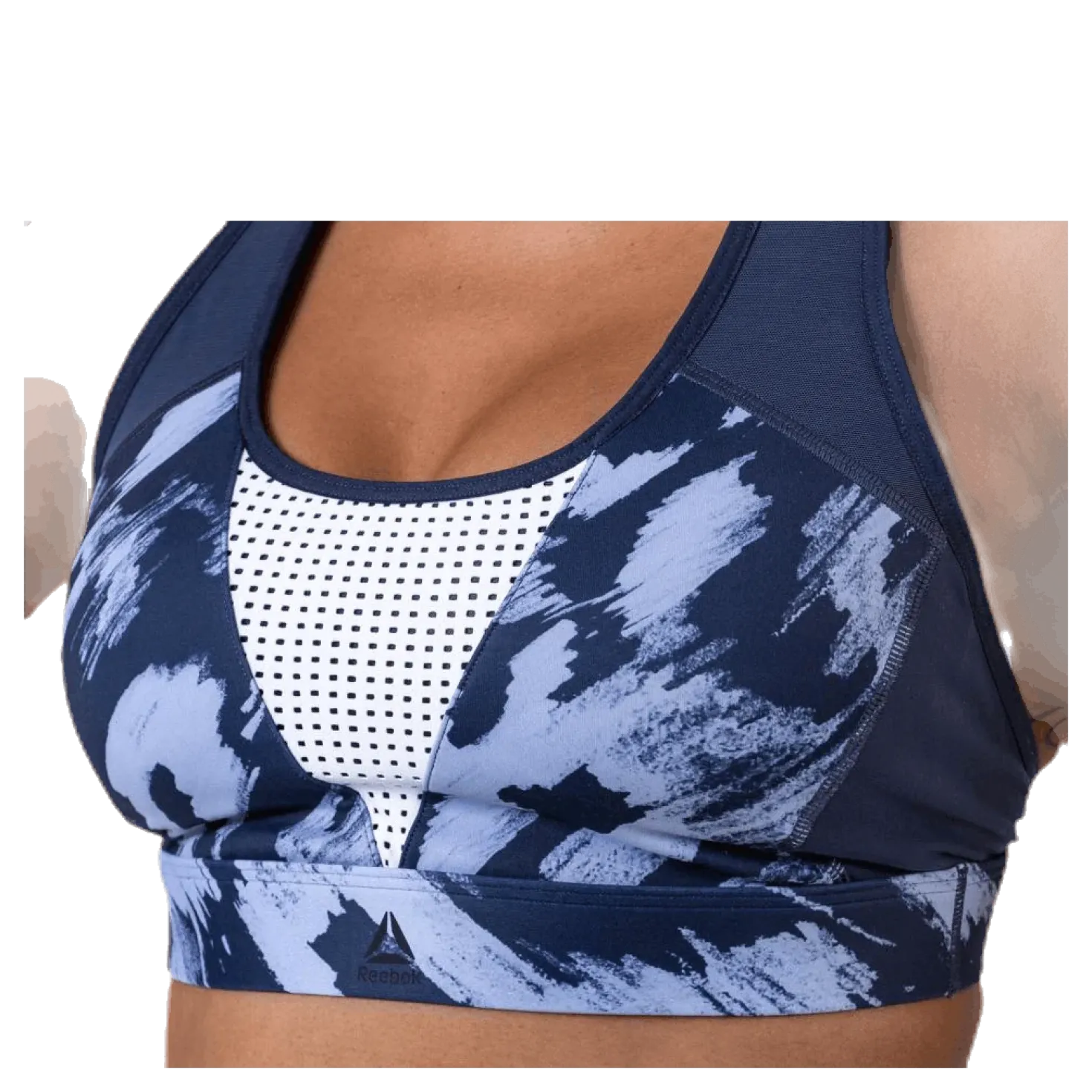 Les Mills Hero Racer Bra Blue/White