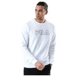 Liam Crew Sweat White