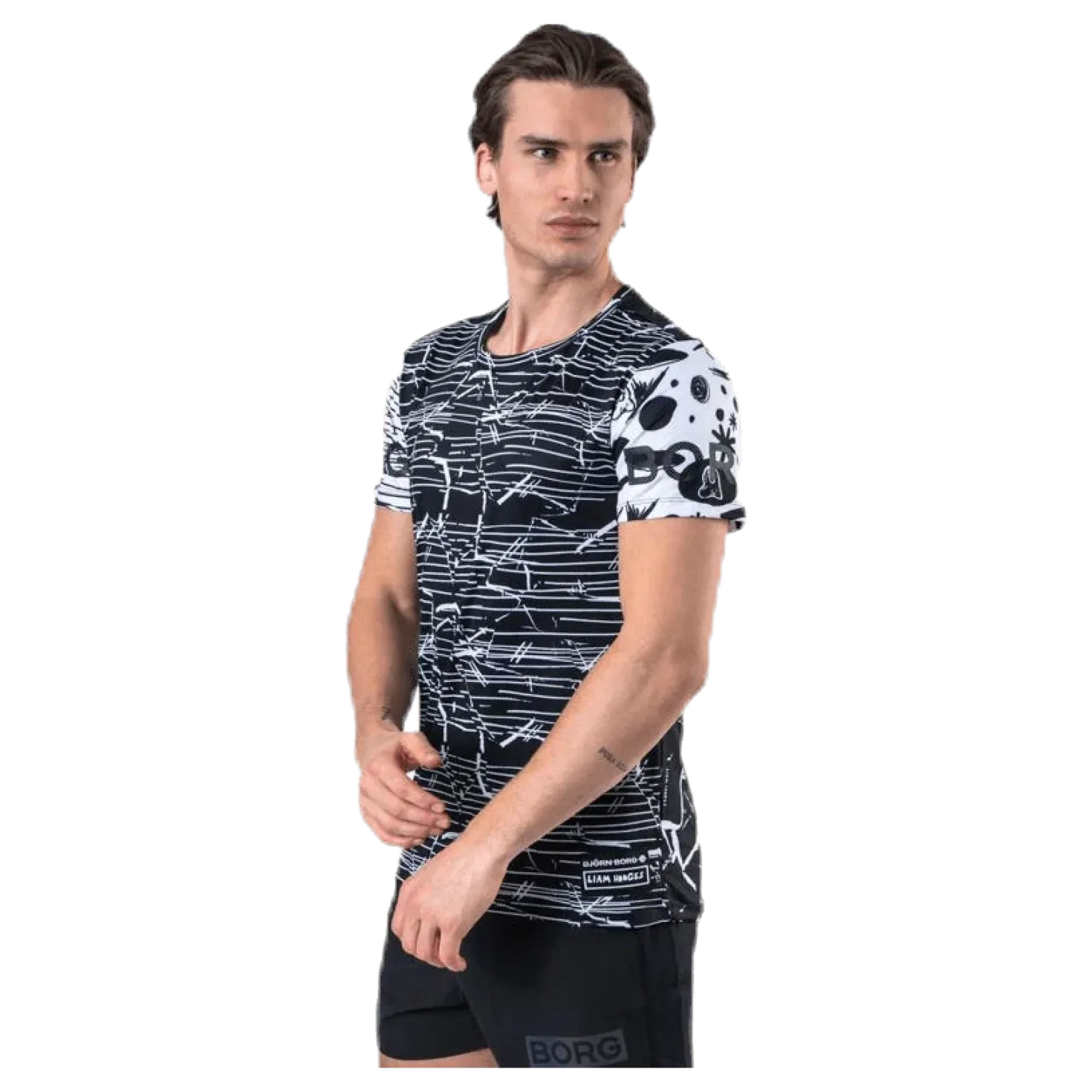 Liam Hodges Tee Black/Grey