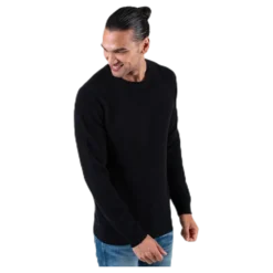 Liam Knit Crew Neck Black