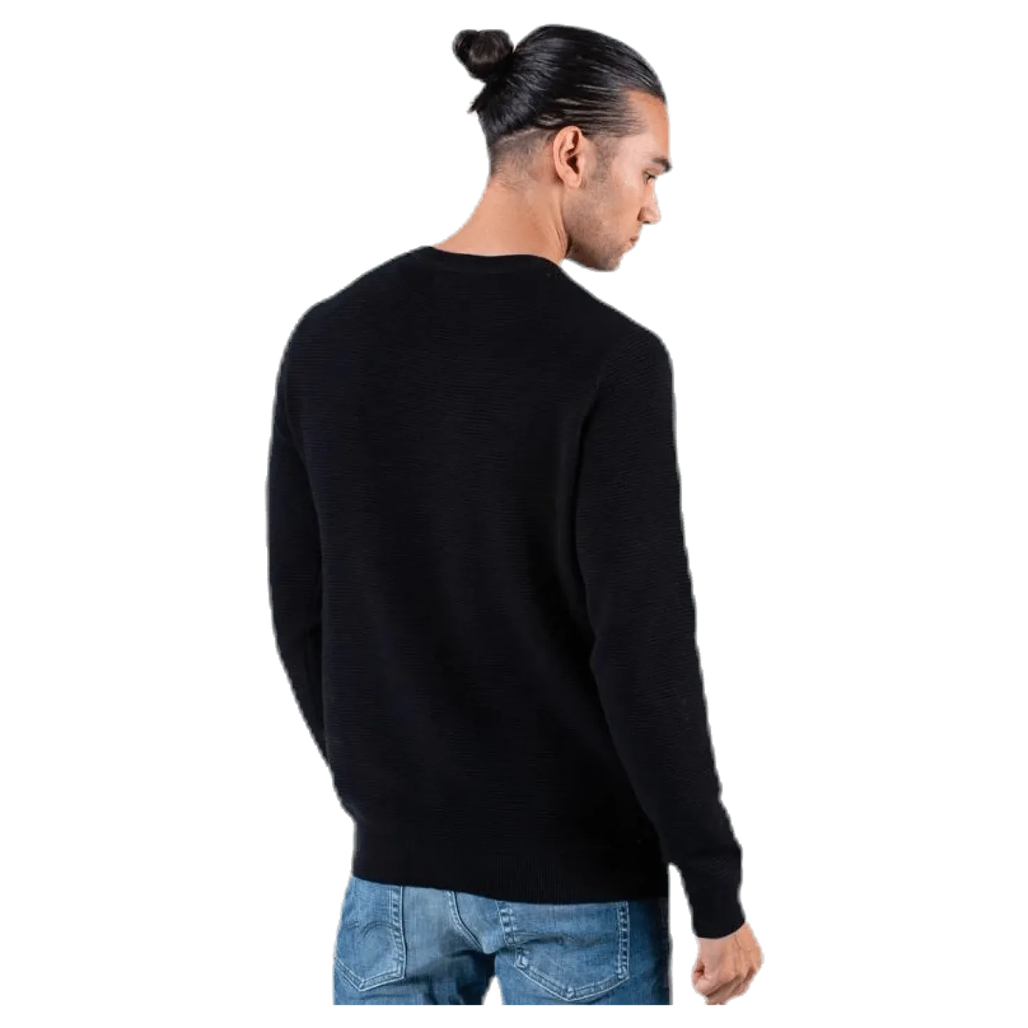 Liam Knit Crew Neck Black