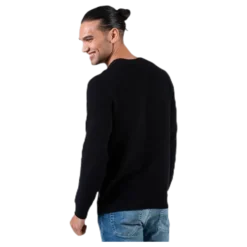 Liam Knit Crew Neck Black