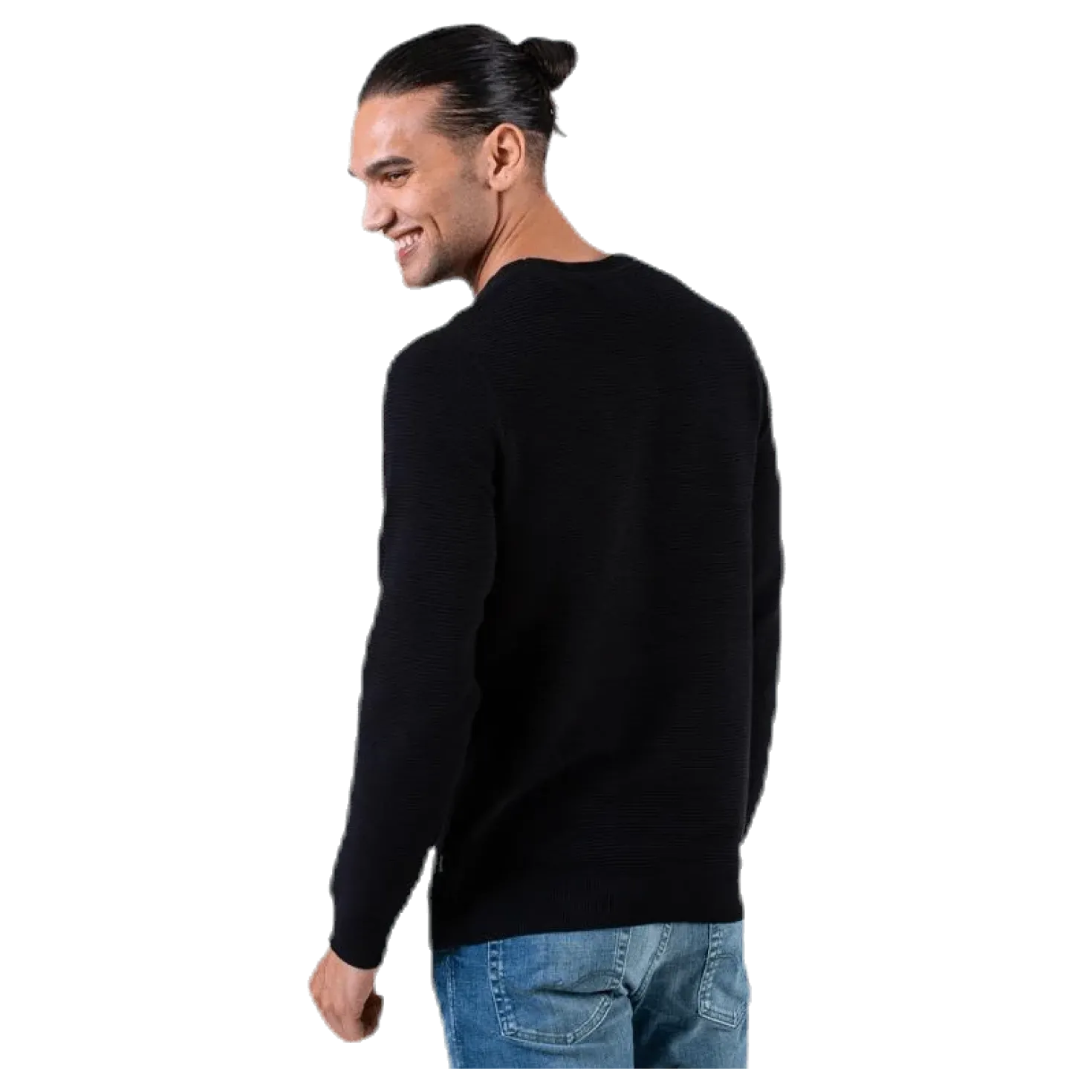 Liam Knit Crew Neck Black