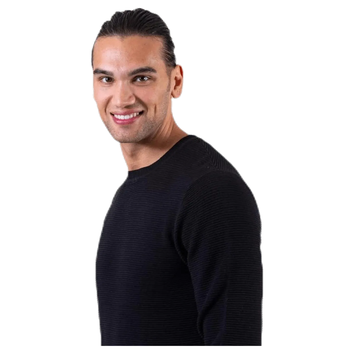 Liam Knit Crew Neck Black