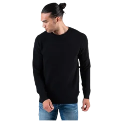 Liam Knit Crew Neck Black