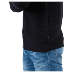 Liam Knit Crew Neck Black