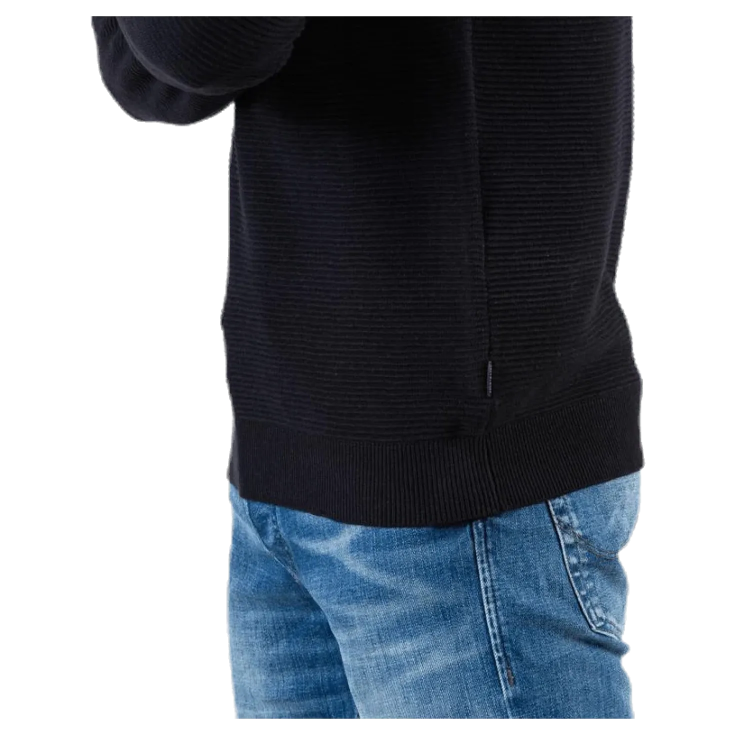 Liam Knit Crew Neck Black