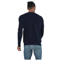 Liam Knit Crew Neck Blue