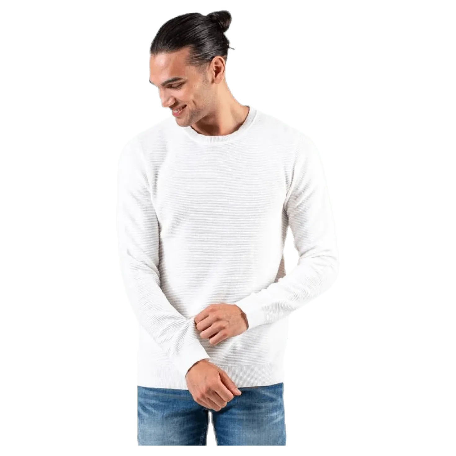 Liam Knit Crew Neck Grey