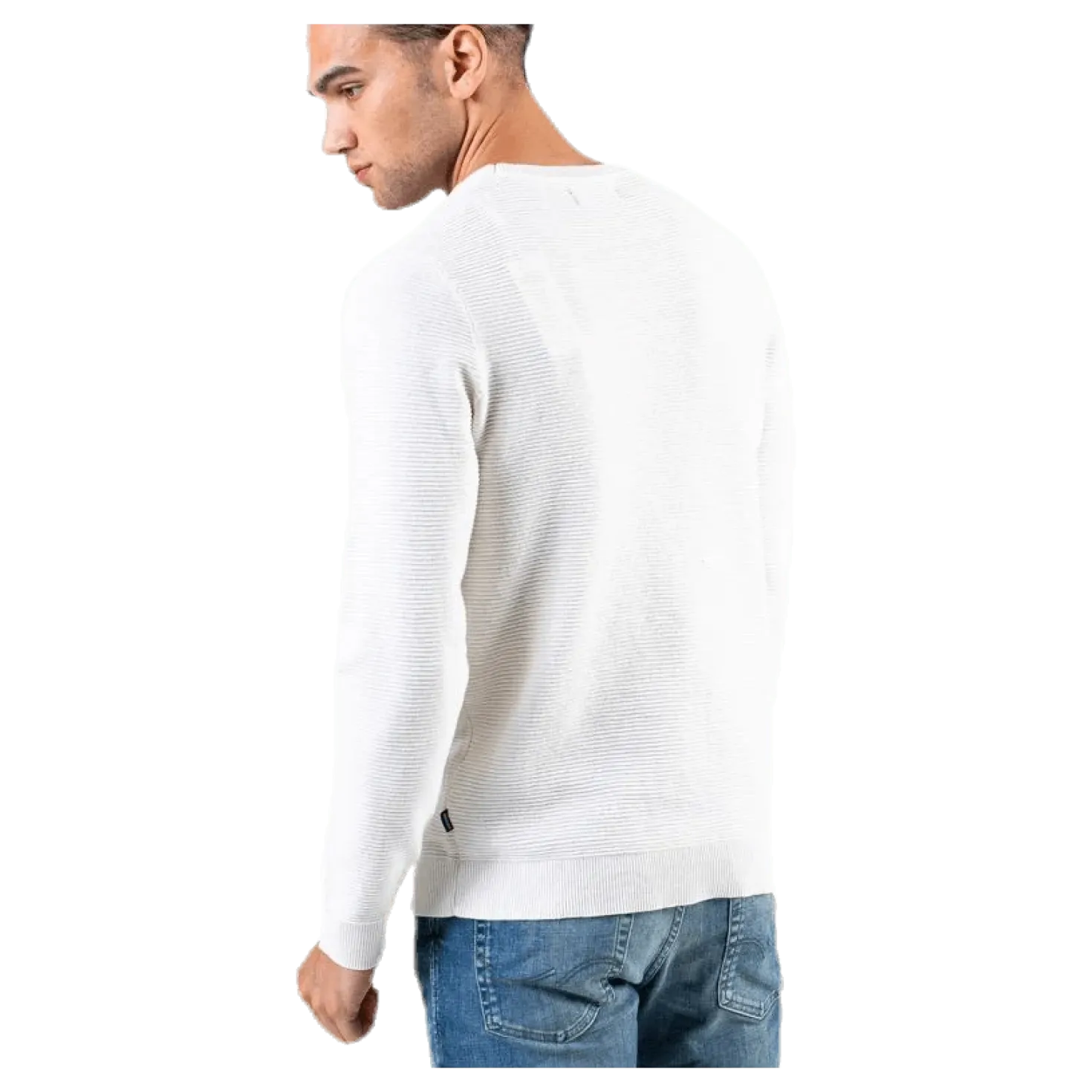 Liam Knit Crew Neck Grey