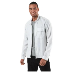 Life Linen Shirt Ls One Pocket White