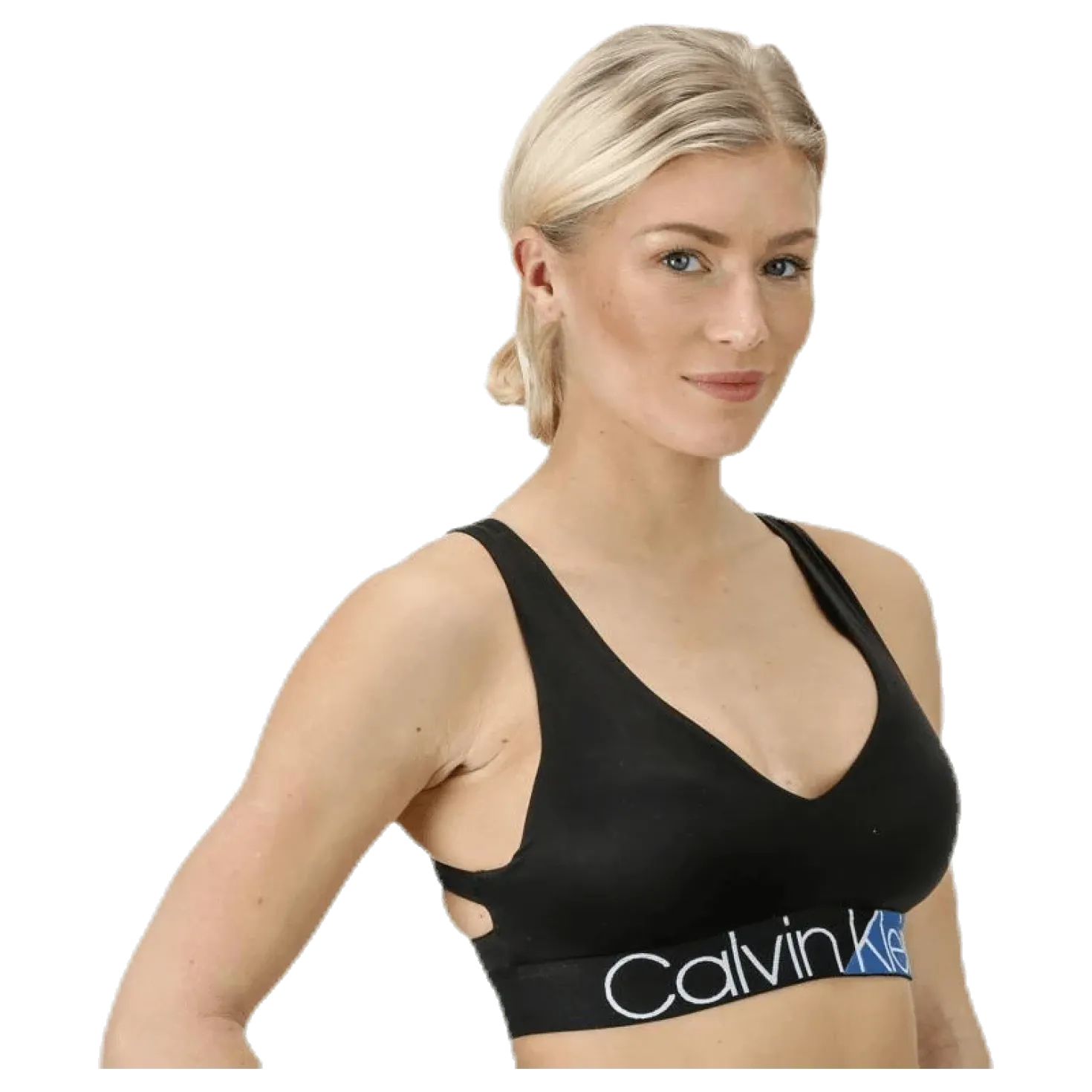 Light Lined Bralette Black