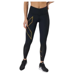 Light Speed Mid-Rise Compression Black/Gold