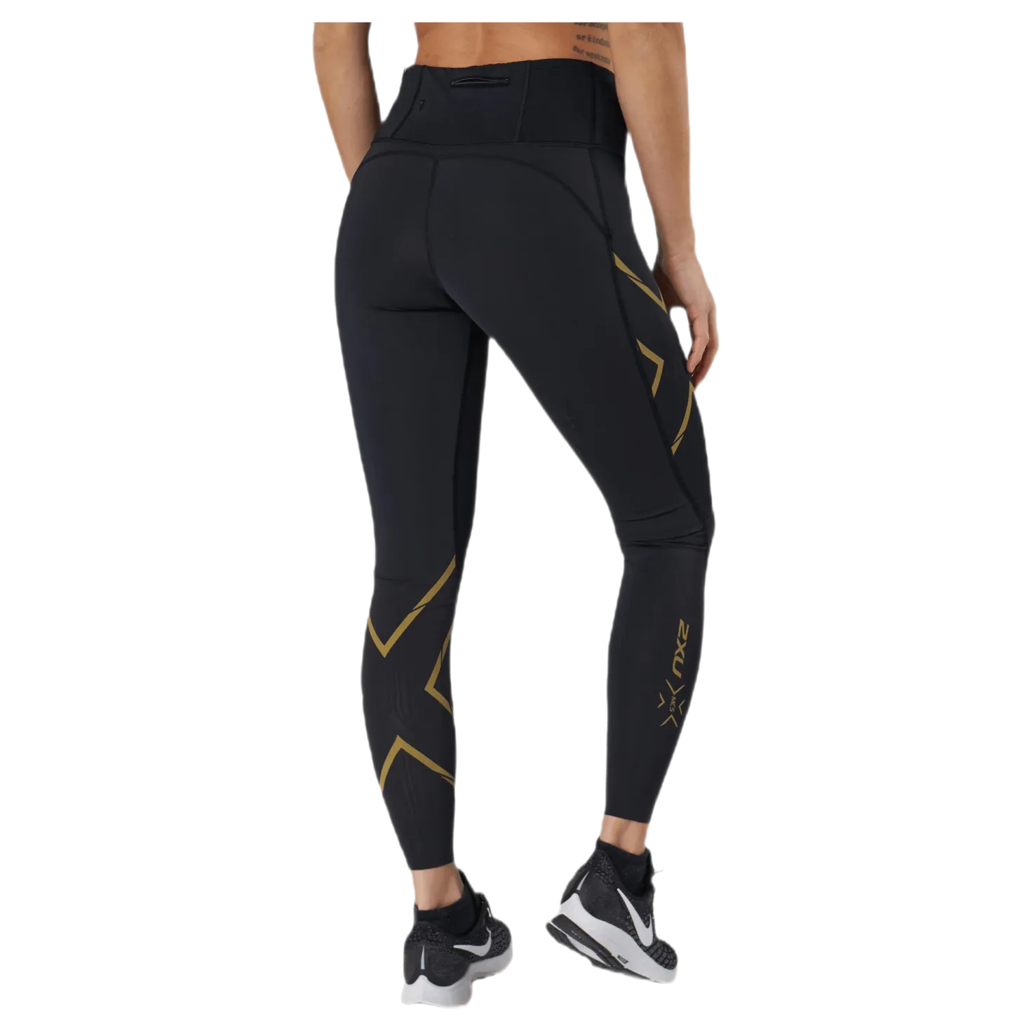 Light Speed Mid-Rise Compression Black/Gold