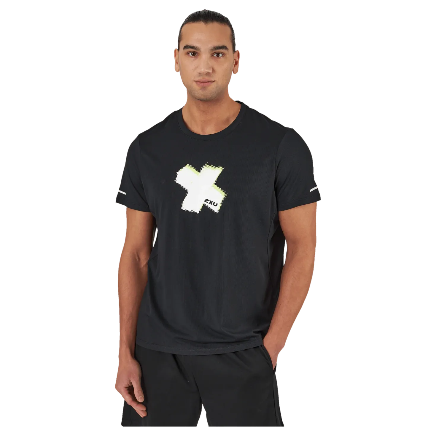 Light Speed Tee Black White X/white Reflective