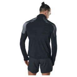 Light Speed 1/2 Zip Black/silver Reflective