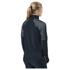 Light Speed 1/2 Zip Black/silver Reflective