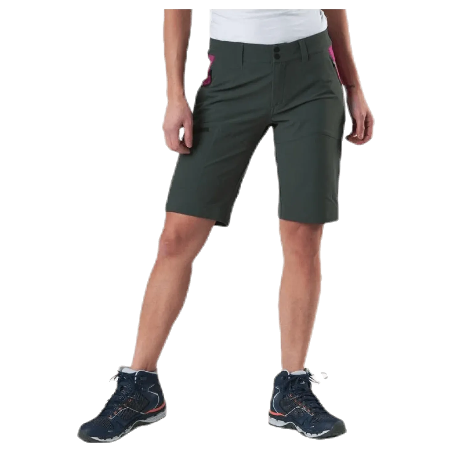 Light SS Carbon Shorts Pink/Green