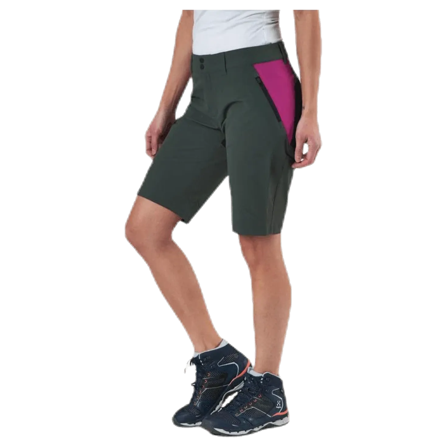 Light SS Carbon Shorts Pink/Green