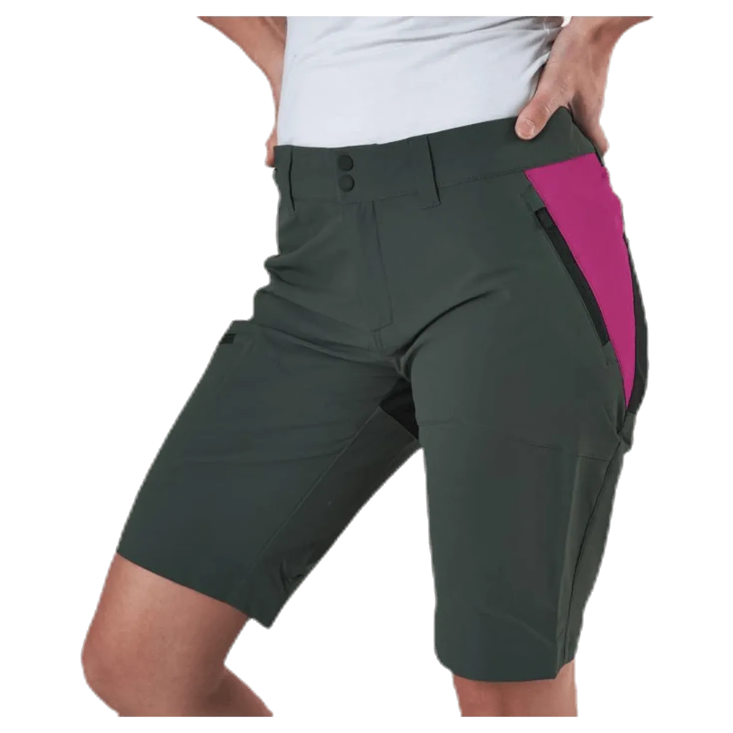 Light SS Carbon Shorts Pink/Green