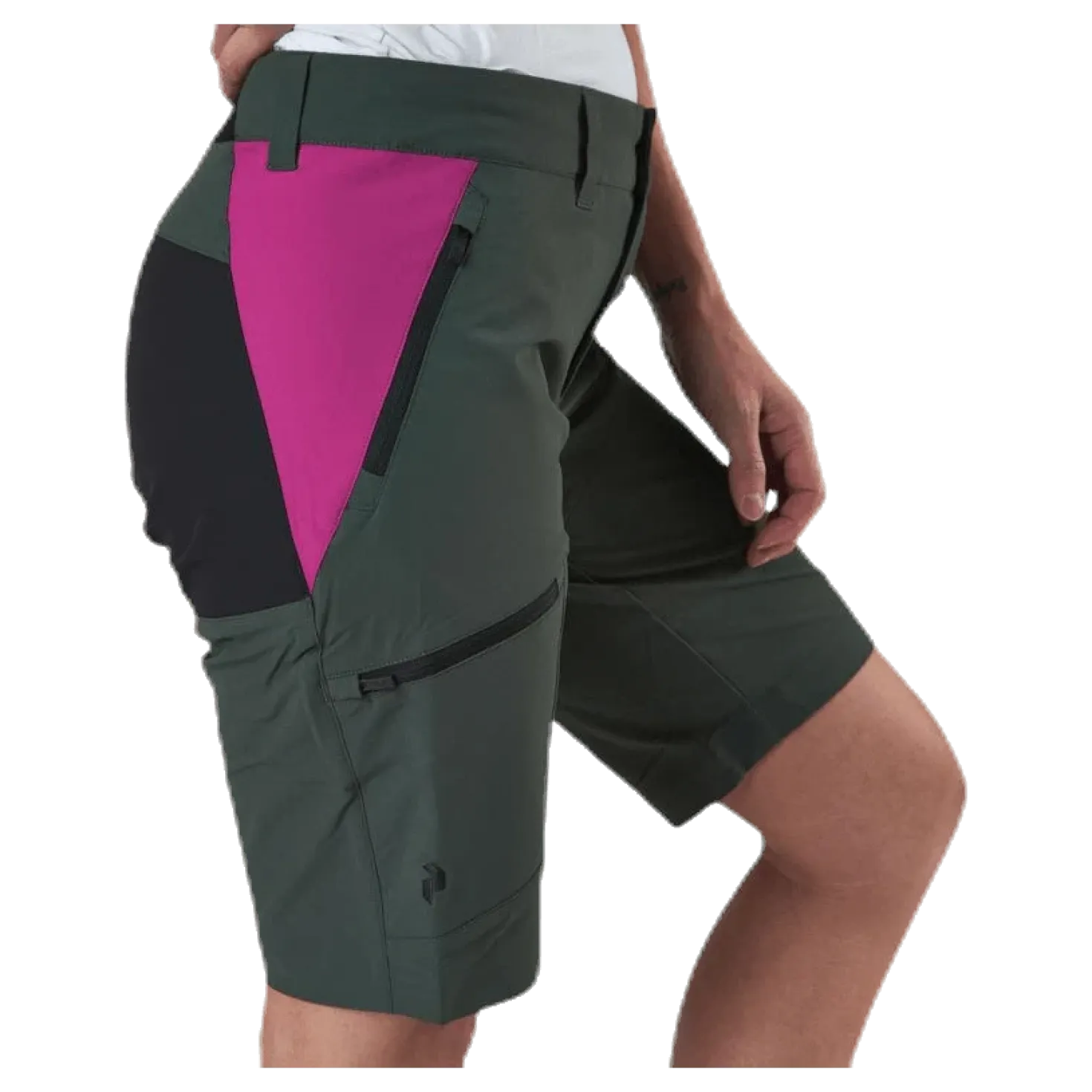 Light SS Carbon Shorts Pink/Green