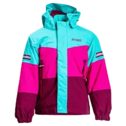 Lilletind Insulated Kids Jacket Pink/Green