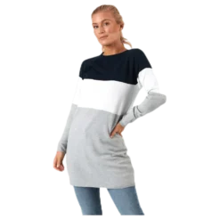 Lillo L/S Dress Knt Blue