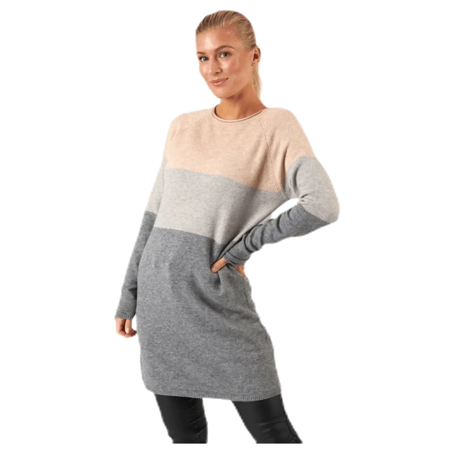 Lillo L/S Dress Knt Red