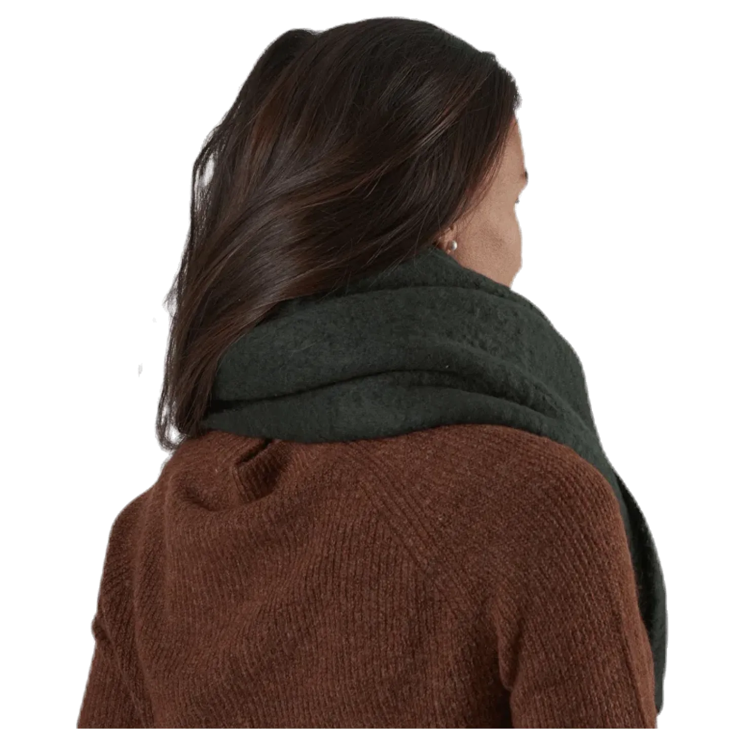Lima Knit Long Scarf Black