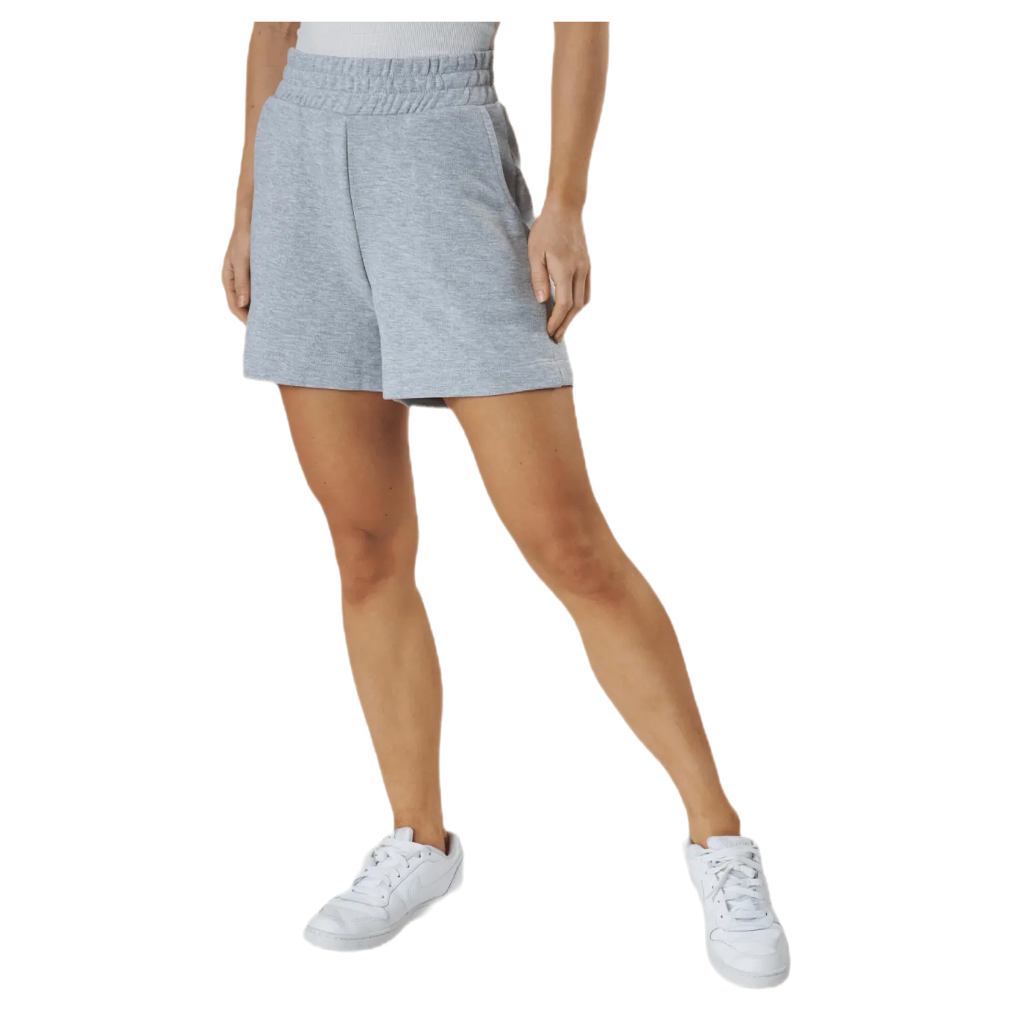 Liola Hw Sweat Shorts Lounge Grey