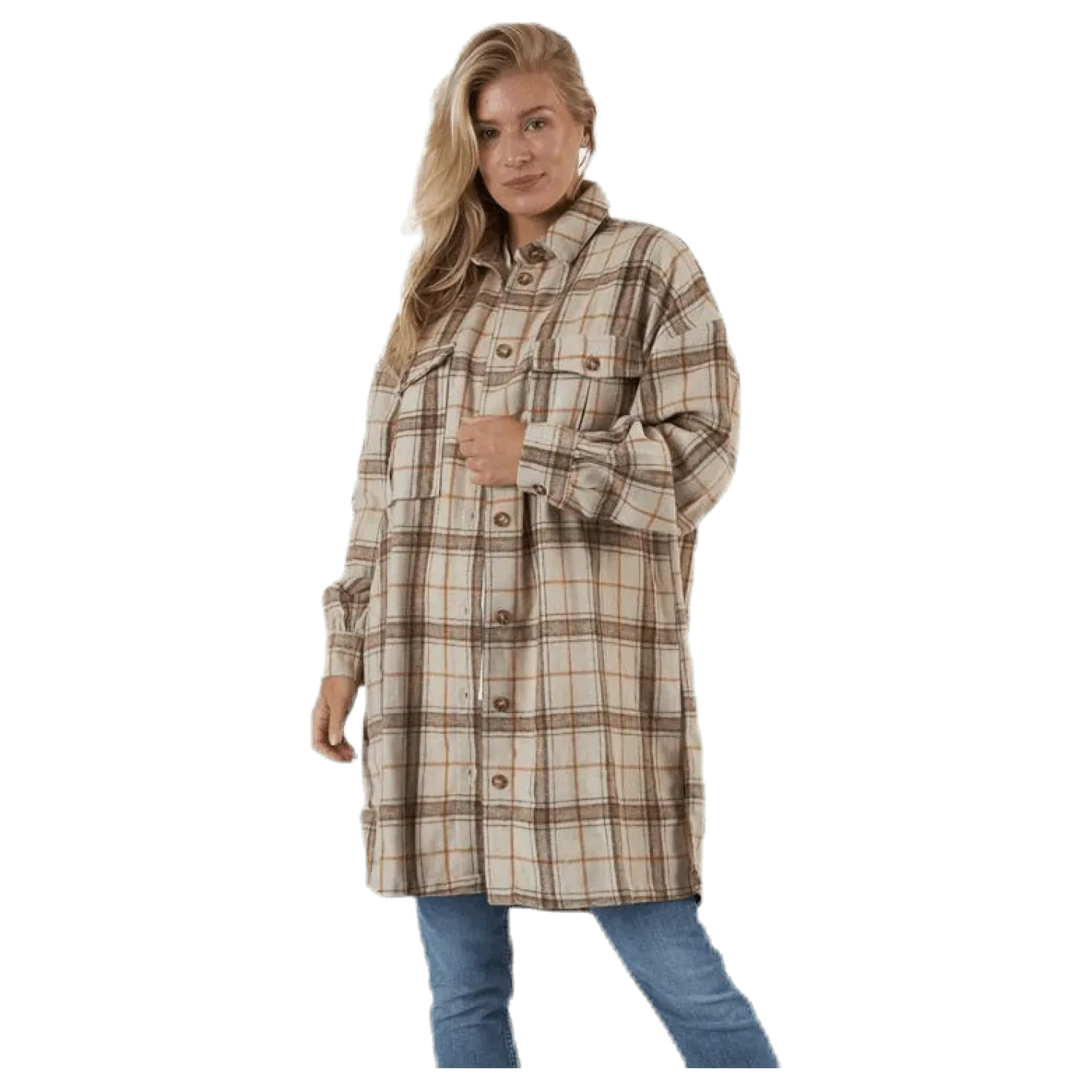 Lis Long Shacket D2D Beige