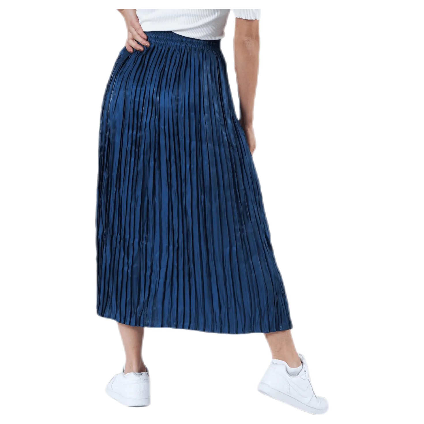 Liva Plisse Skirt Blue