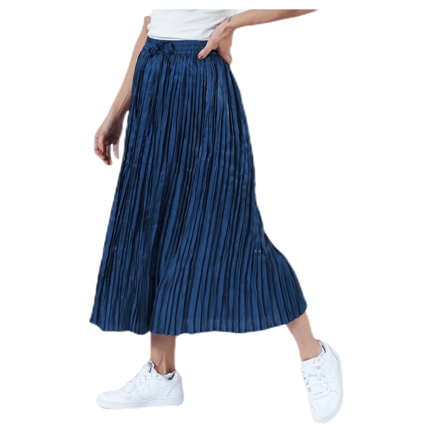 Liva Plisse Skirt Blue
