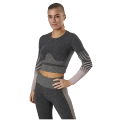 Lixy Ls Seamless Top Lounge Grey