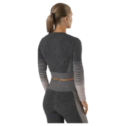 Lixy Ls Seamless Top Lounge Grey