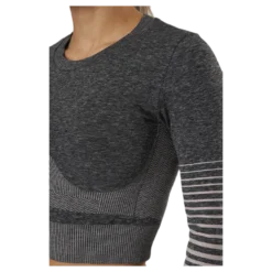 Lixy Ls Seamless Top Lounge Grey