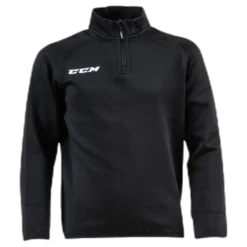 Locker Room 1/4 ZIP Junior Black