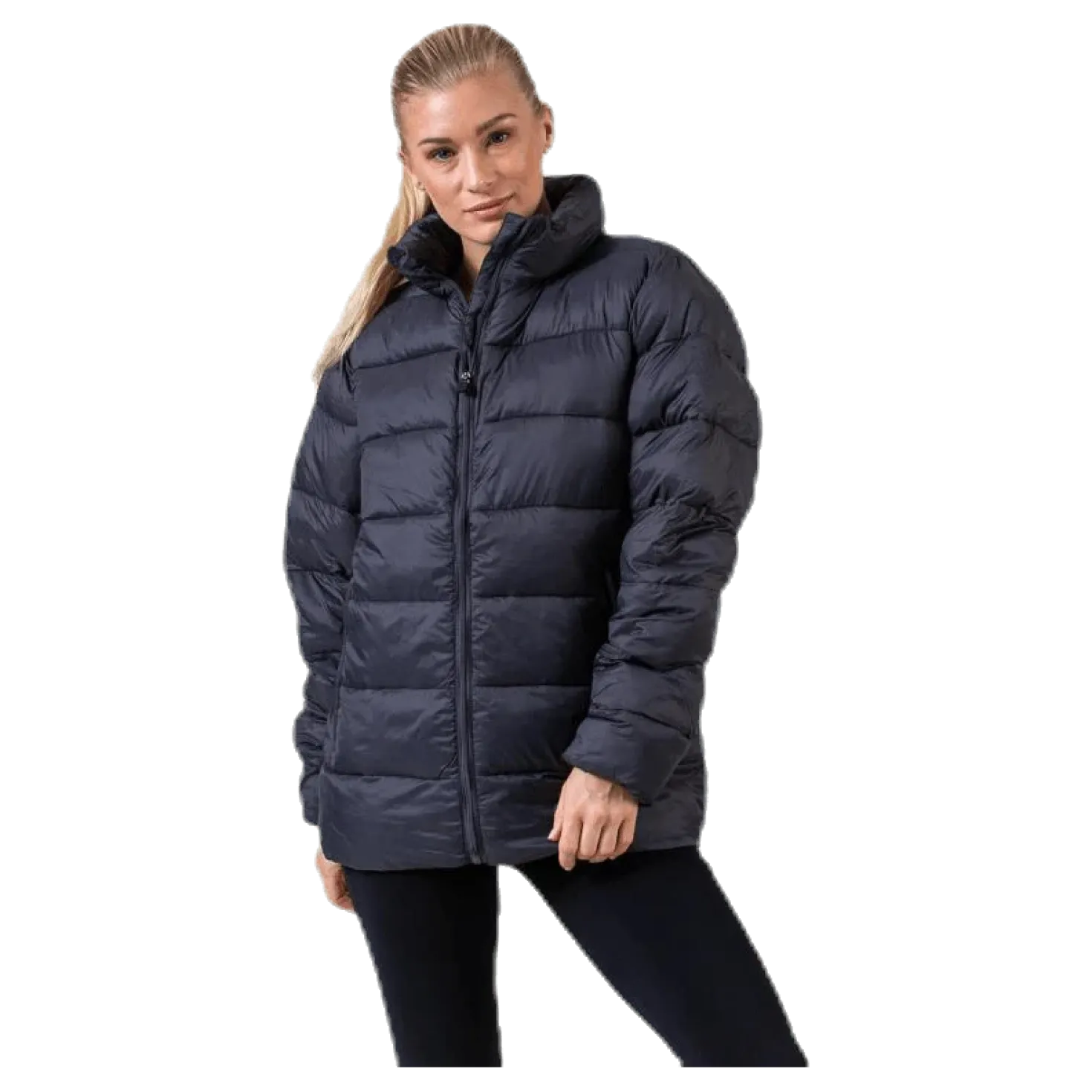 Logo Amby Padded Jacket Grey