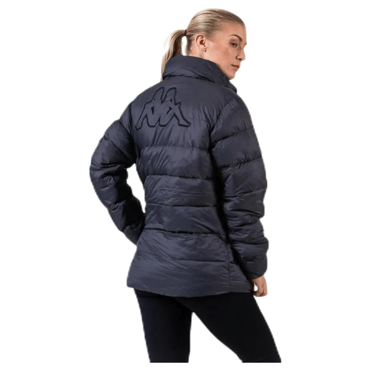 Logo Amby Padded Jacket Grey