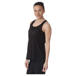 Logo Relaxed Tank Black