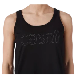 Logo Relaxed Tank Black