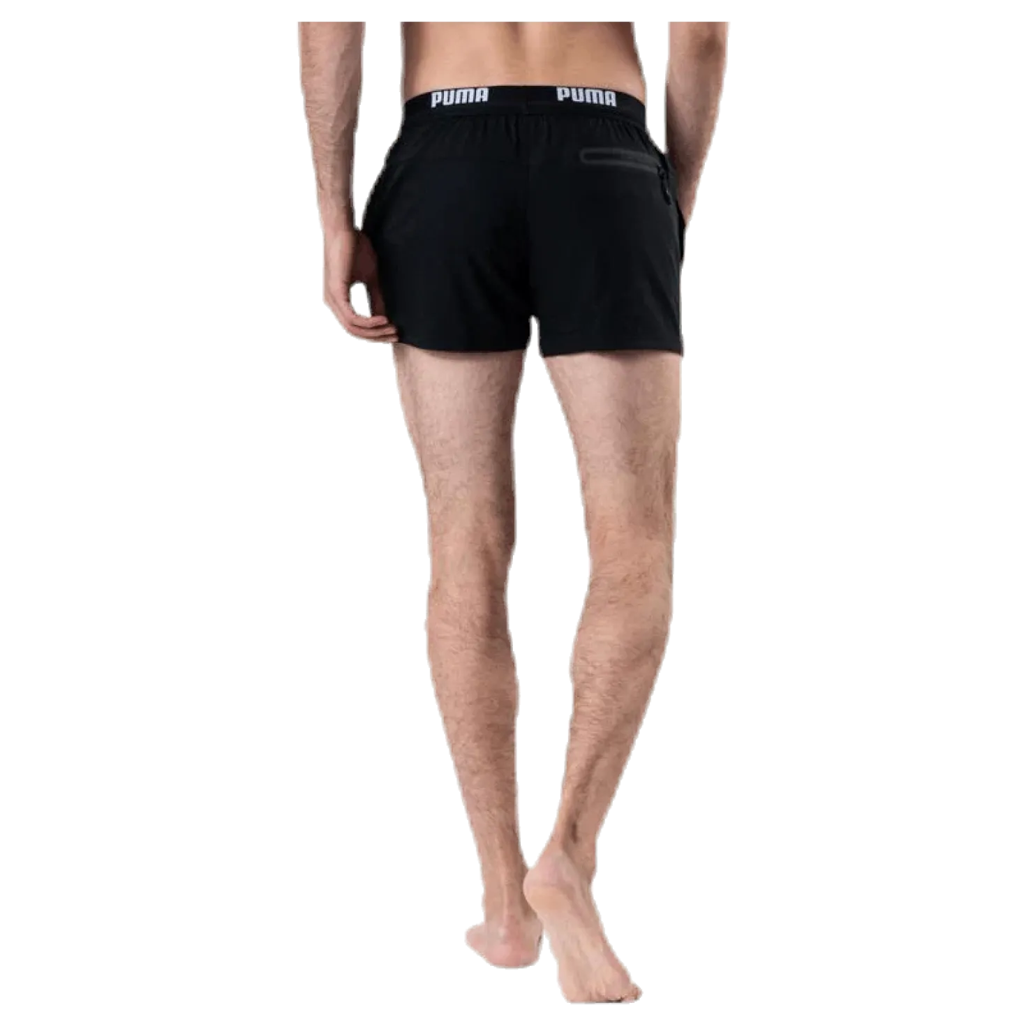 Logo Short Length Swim Shorts Black