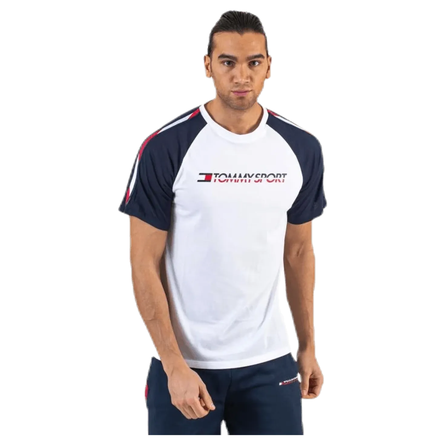 Logo Tee With Tape White