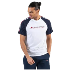 Logo Tee With Tape White