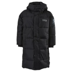 Long Puffer Coat Junior Black