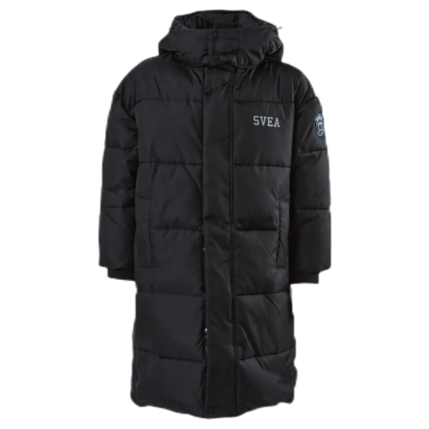 Long Puffer Coat Junior Black