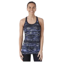 Long Racerback AOP Blue