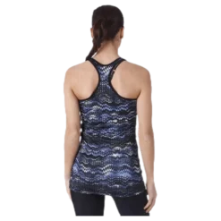 Long Racerback AOP Blue