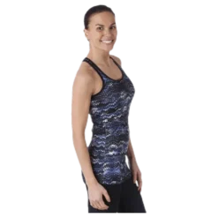 Long Racerback AOP Blue
