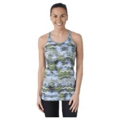 Long Racerback AOP Blue